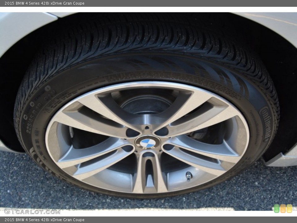 2015 BMW 4 Series 428i xDrive Gran Coupe Wheel and Tire Photo #106640020