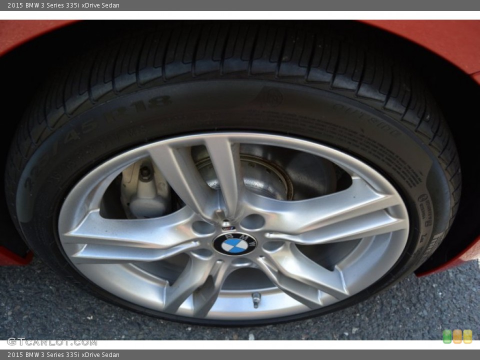 2015 BMW 3 Series 335i xDrive Sedan Wheel and Tire Photo #106640539