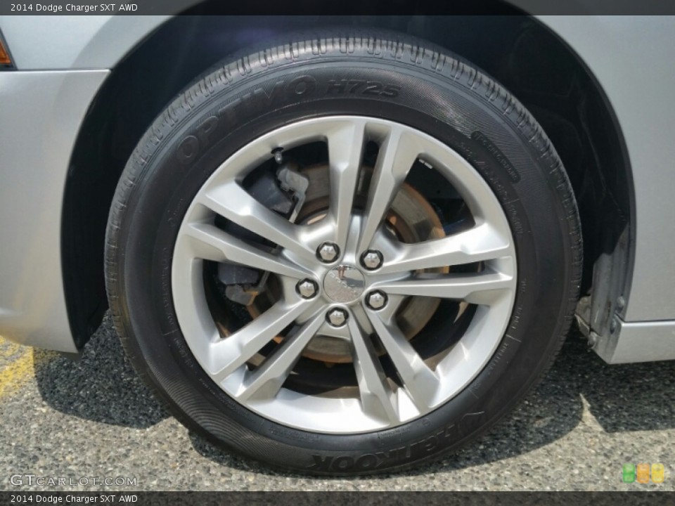 2014 Dodge Charger SXT AWD Wheel and Tire Photo #106642060