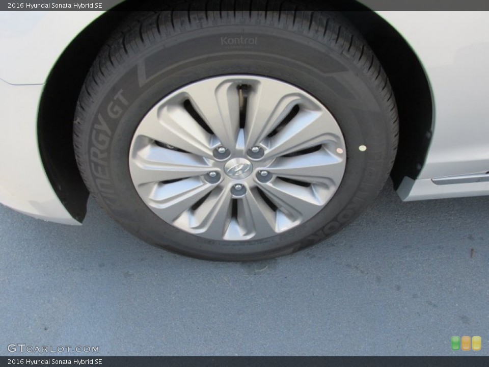 2016 Hyundai Sonata Hybrid SE Wheel and Tire Photo #106654535