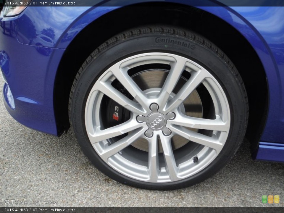 2016 Audi S3 2.0T Premium Plus quattro Wheel and Tire Photo #106655333