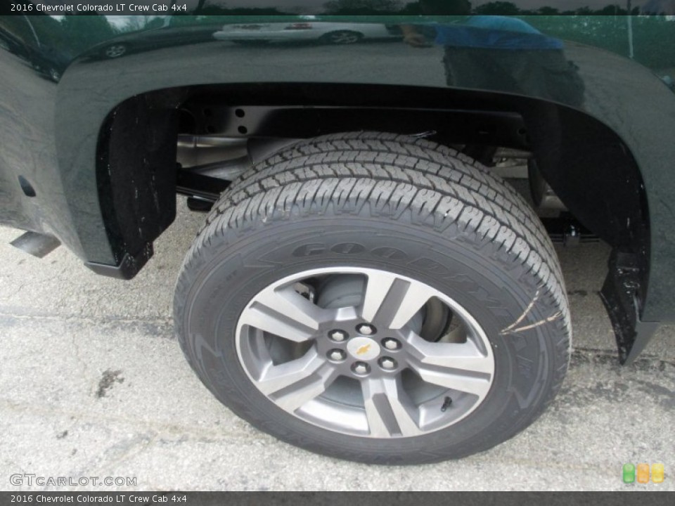 2016 Chevrolet Colorado LT Crew Cab 4x4 Wheel and Tire Photo #106660304