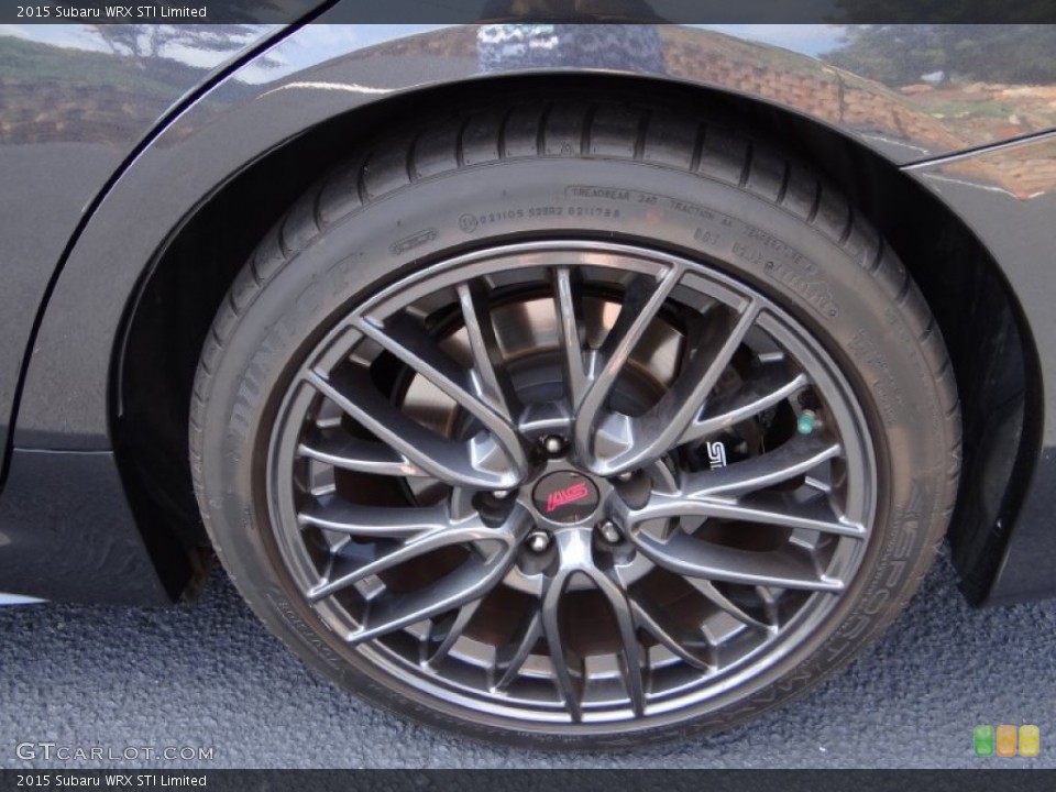 2015 Subaru WRX STI Limited Wheel and Tire Photo #106681124