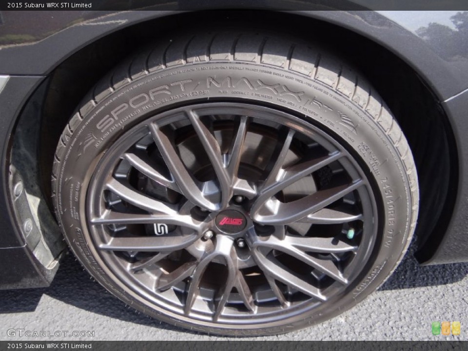2015 Subaru WRX STI Limited Wheel and Tire Photo #106681163