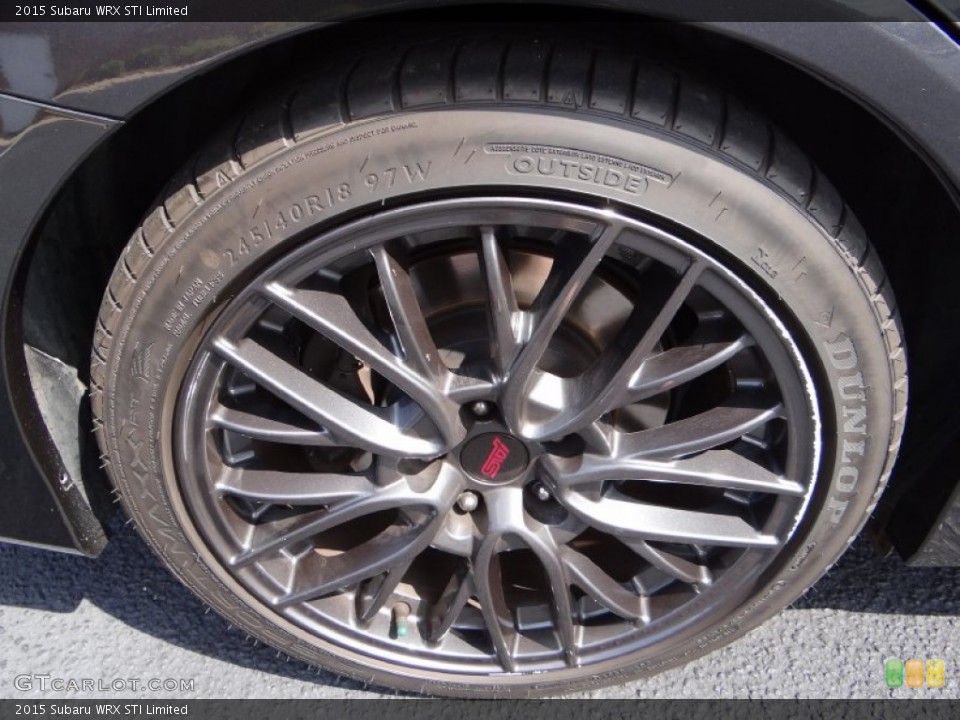 2015 Subaru WRX STI Limited Wheel and Tire Photo #106681184