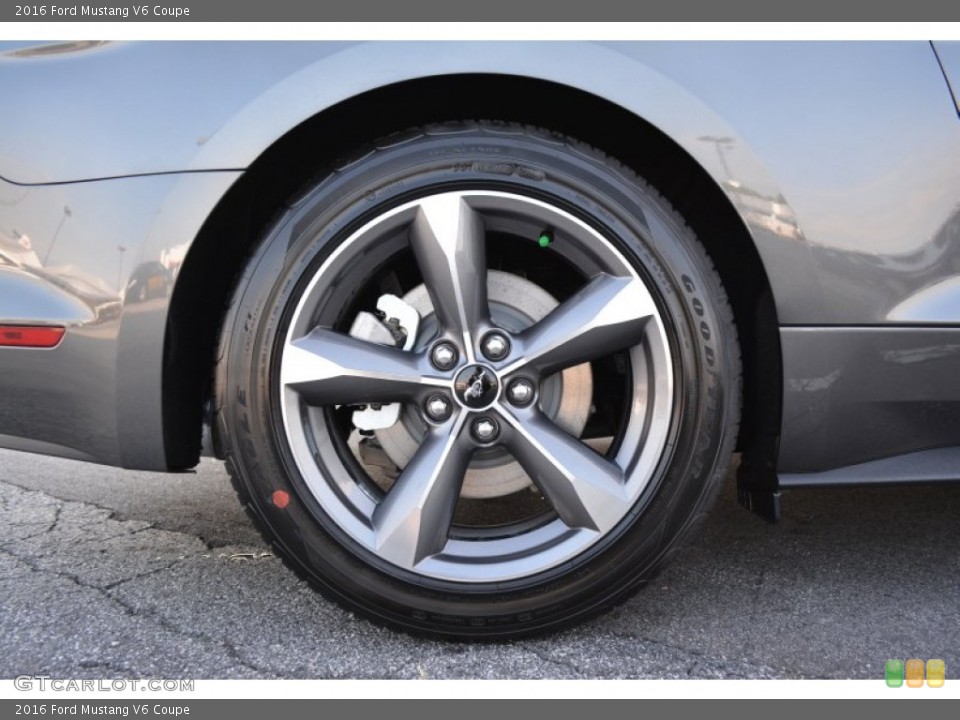 2016 Ford Mustang V6 Coupe Wheel and Tire Photo #106700611