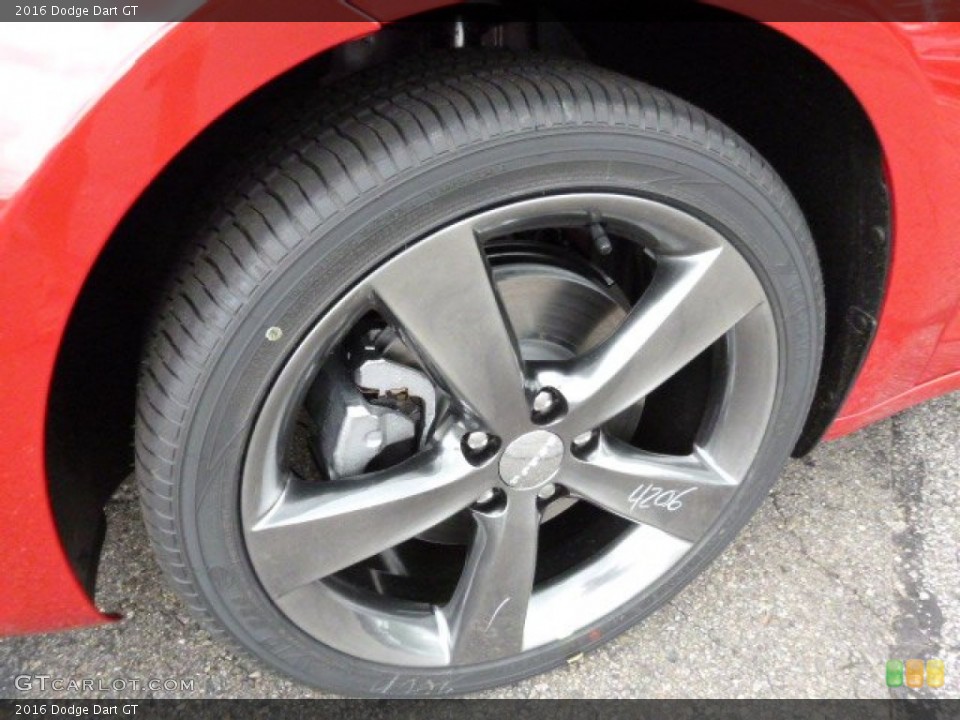 2016 Dodge Dart GT Wheel and Tire Photo #106703200