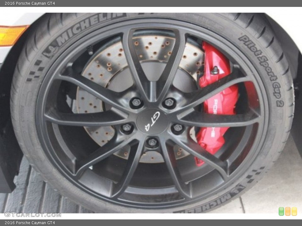 2016 Porsche Cayman GT4 Wheel and Tire Photo #106706533