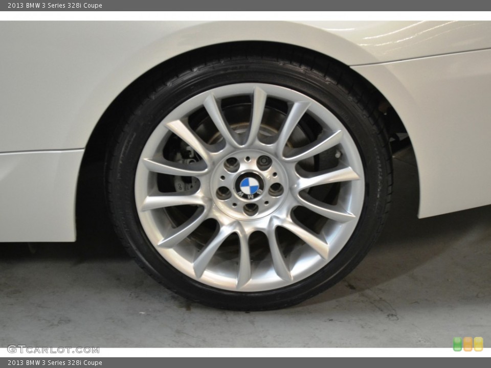 2013 BMW 3 Series 328i Coupe Wheel and Tire Photo #106754644