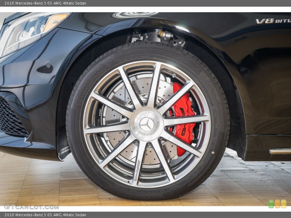 2016 Mercedes-Benz S 63 AMG 4Matic Sedan Wheel and Tire Photo #106760178