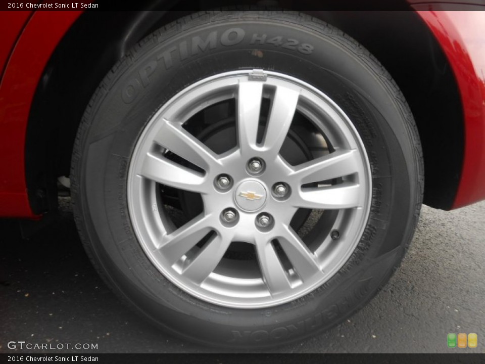 2016 Chevrolet Sonic LT Sedan Wheel and Tire Photo #106761464