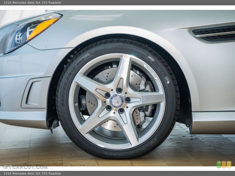 2016 Mercedes-Benz SLK 350 Roadster Wheel and Tire Photo #106781528