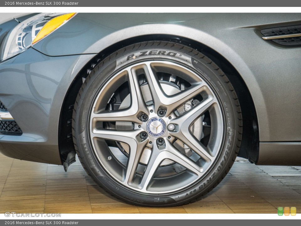 2016 Mercedes-Benz SLK 300 Roadster Wheel and Tire Photo #106781849