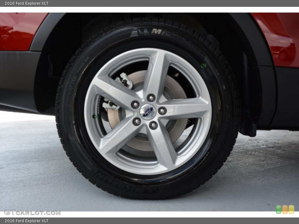 2016 Ford Explorer XLT Wheel and Tire Photo #106805553