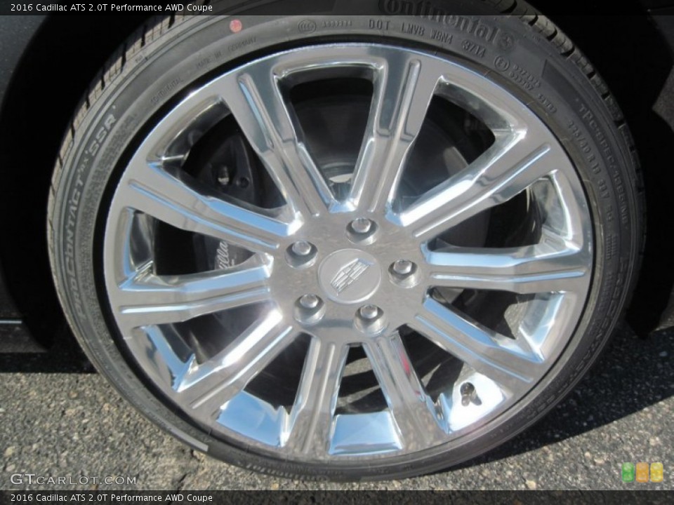 2016 Cadillac ATS 2.0T Performance AWD Coupe Wheel and Tire Photo #106890218