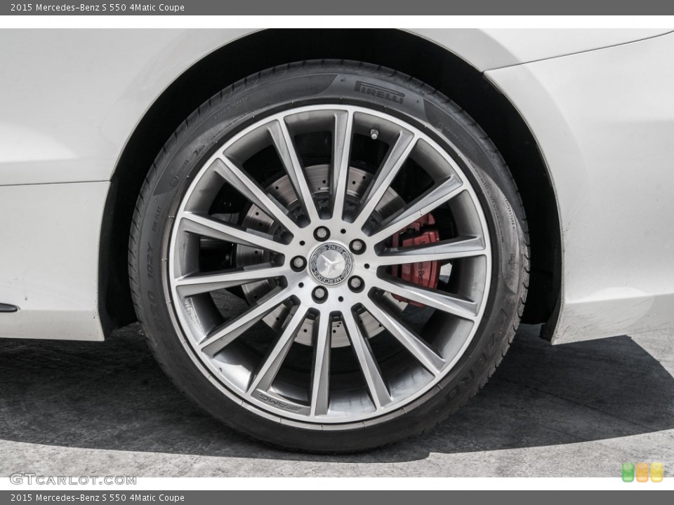 2015 Mercedes-Benz S 550 4Matic Coupe Wheel and Tire Photo #106909426