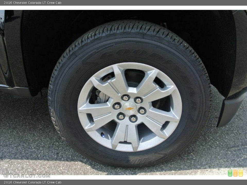 2016 Chevrolet Colorado LT Crew Cab Wheel and Tire Photo #106921938