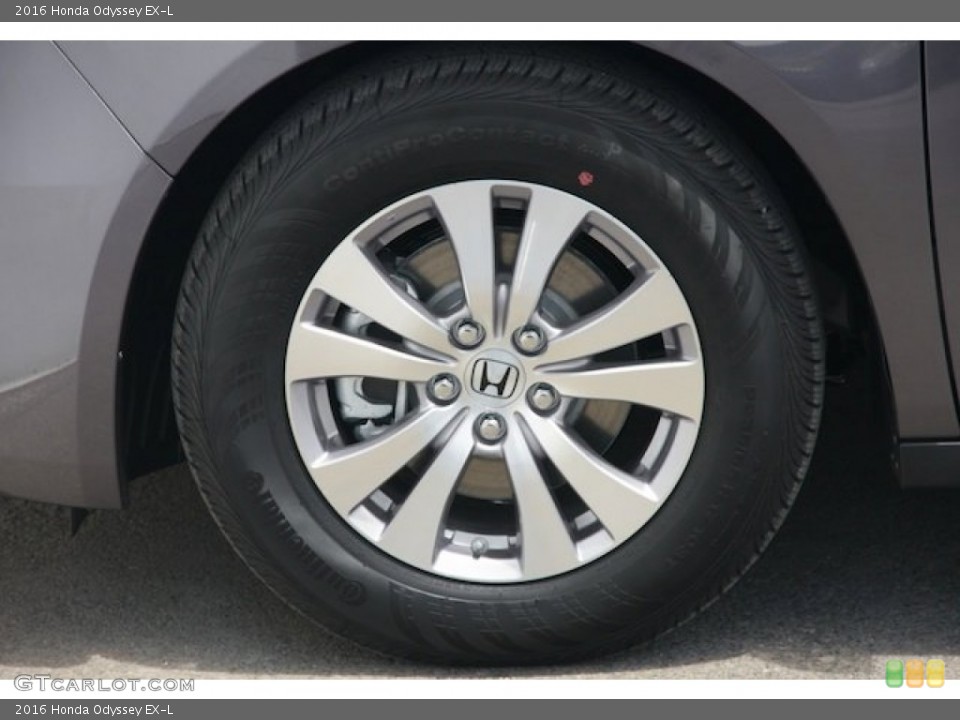 2016 Honda Odyssey EX-L Wheel and Tire Photo #106975740