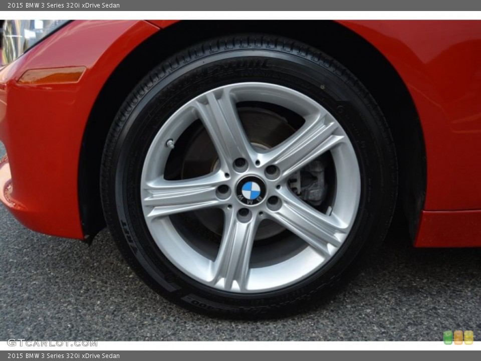 2015 BMW 3 Series 320i xDrive Sedan Wheel and Tire Photo #107003977