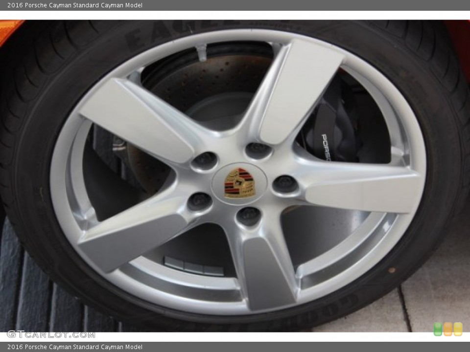 2016 Porsche Cayman  Wheel and Tire Photo #107004481