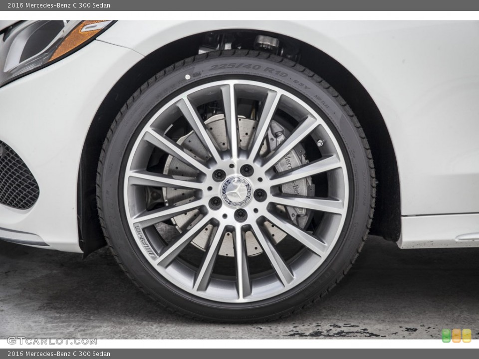 2016 Mercedes-Benz C 300 Sedan Wheel and Tire Photo #107017503