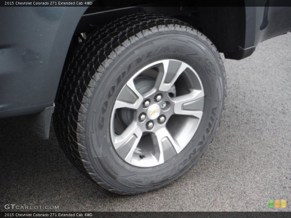 2015 Chevrolet Colorado Z71 Extended Cab 4WD Wheel and Tire Photo #107047669