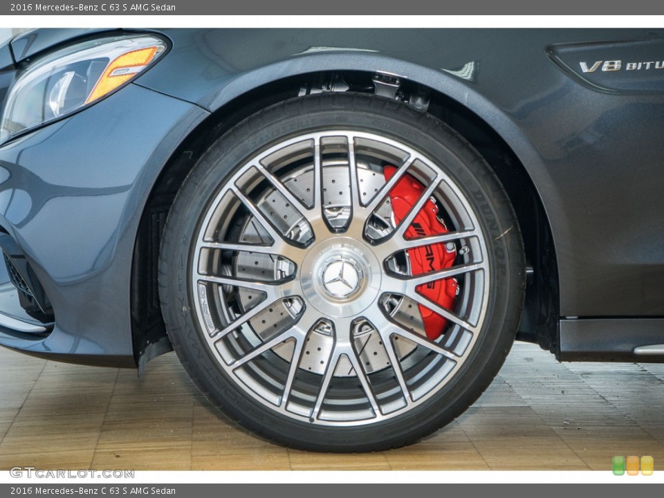 2016 Mercedes-Benz C 63 S AMG Sedan Wheel and Tire Photo #107058697