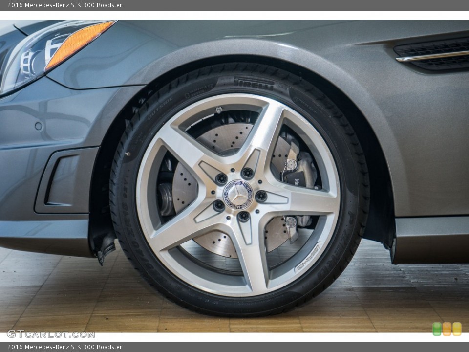 2016 Mercedes-Benz SLK 300 Roadster Wheel and Tire Photo #107059096