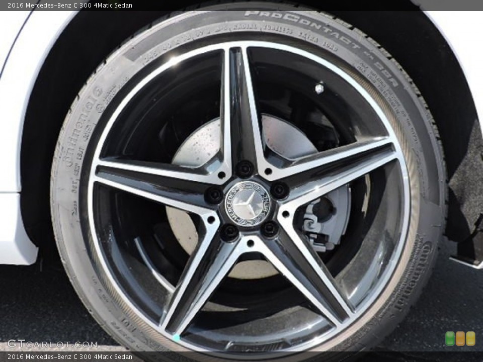 2016 Mercedes-Benz C 300 4Matic Sedan Wheel and Tire Photo #107068483