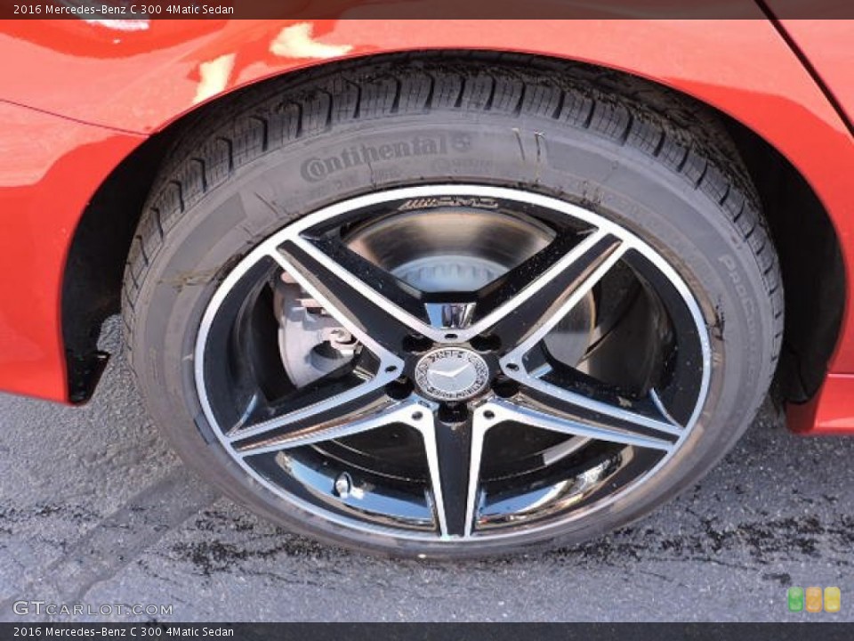 2016 Mercedes-Benz C 300 4Matic Sedan Wheel and Tire Photo #107068858