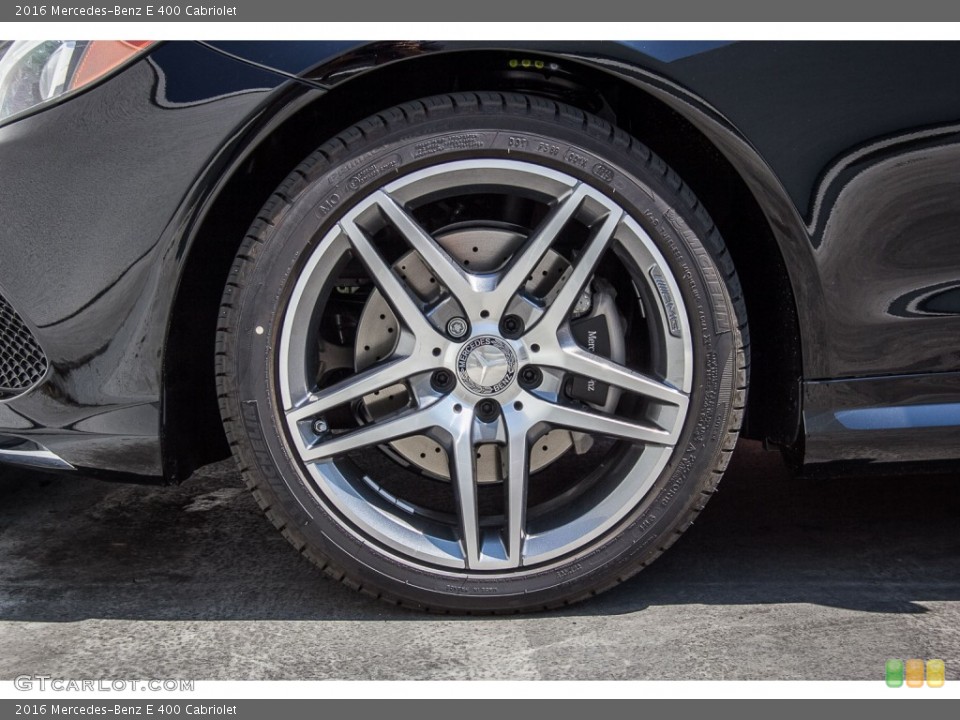 2016 Mercedes-Benz E 400 Cabriolet Wheel and Tire Photo #107072086