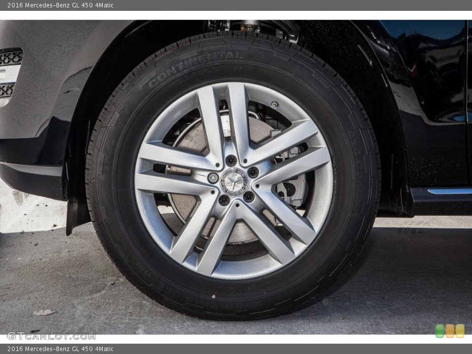 2016 Mercedes-Benz GL 450 4Matic Wheel and Tire Photo #107073511