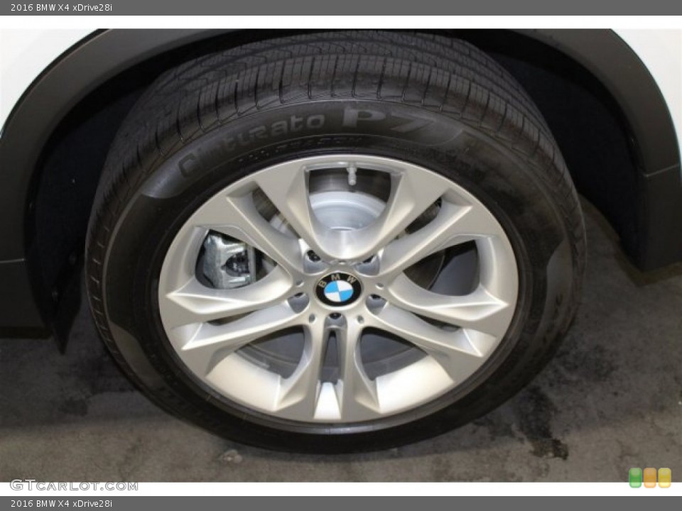 2016 BMW X4 xDrive28i Wheel and Tire Photo #107075993