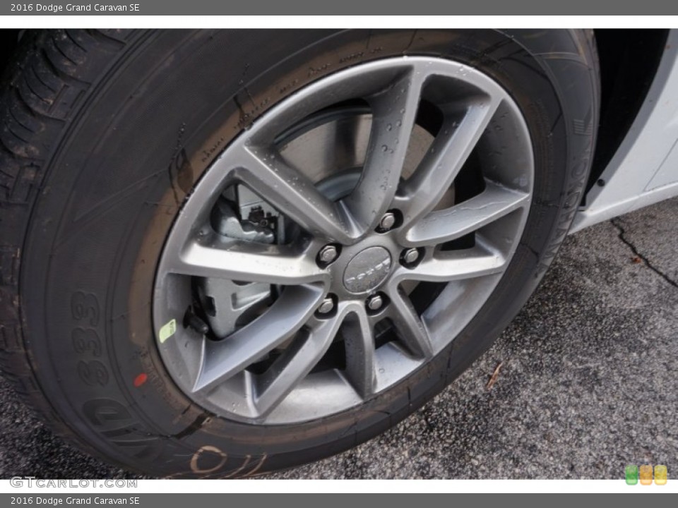 2016 Dodge Grand Caravan SE Wheel and Tire Photo #107084943