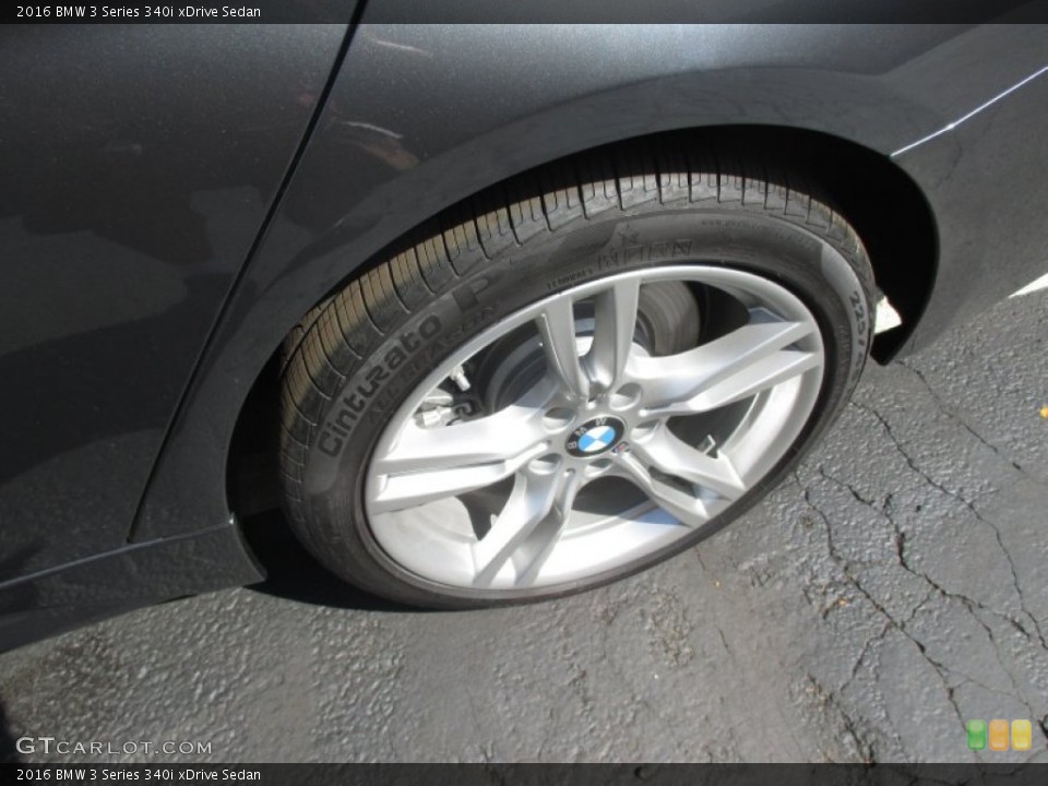 2016 BMW 3 Series 340i xDrive Sedan Wheel and Tire Photo #107088457