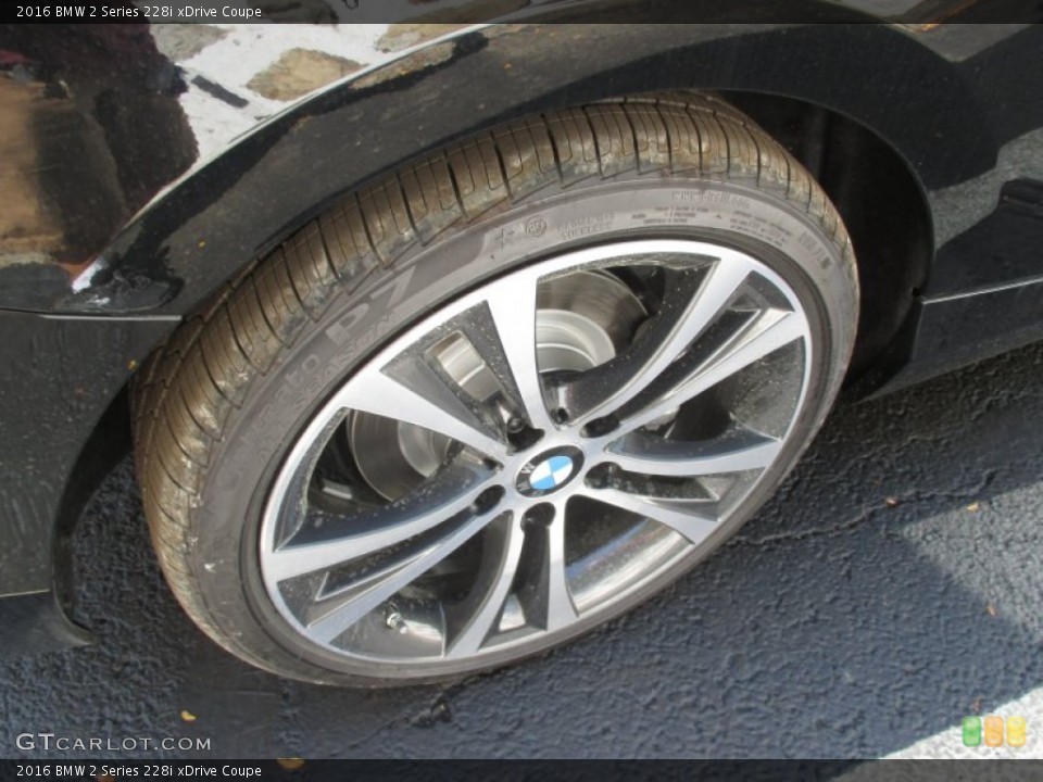 2016 BMW 2 Series 228i xDrive Coupe Wheel and Tire Photo #107088968