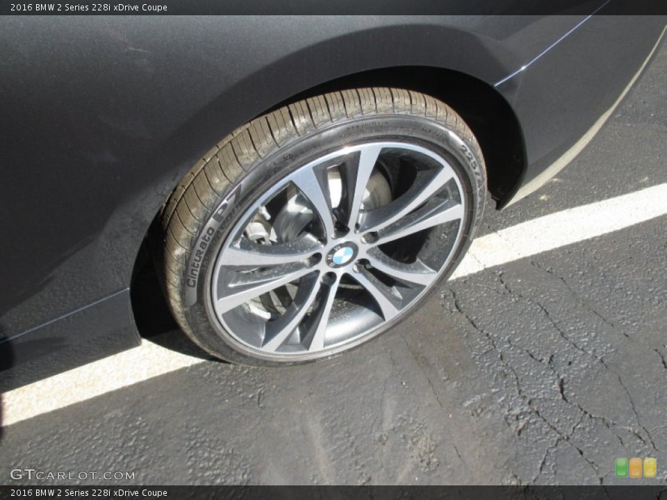 2016 BMW 2 Series 228i xDrive Coupe Wheel and Tire Photo #107089350