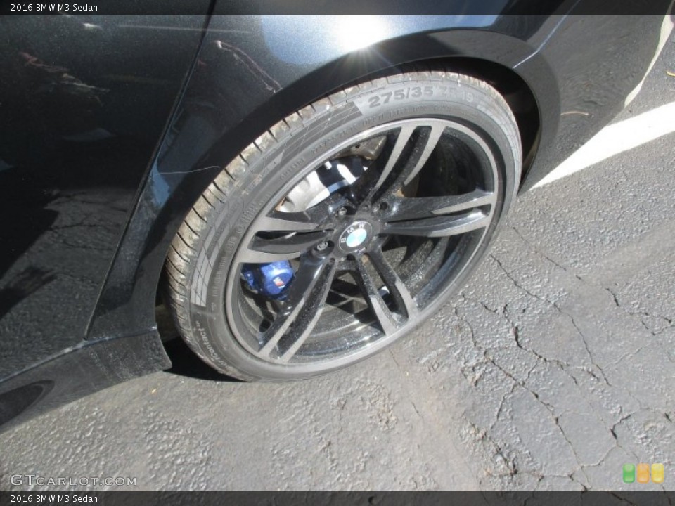2016 BMW M3 Sedan Wheel and Tire Photo #107089803