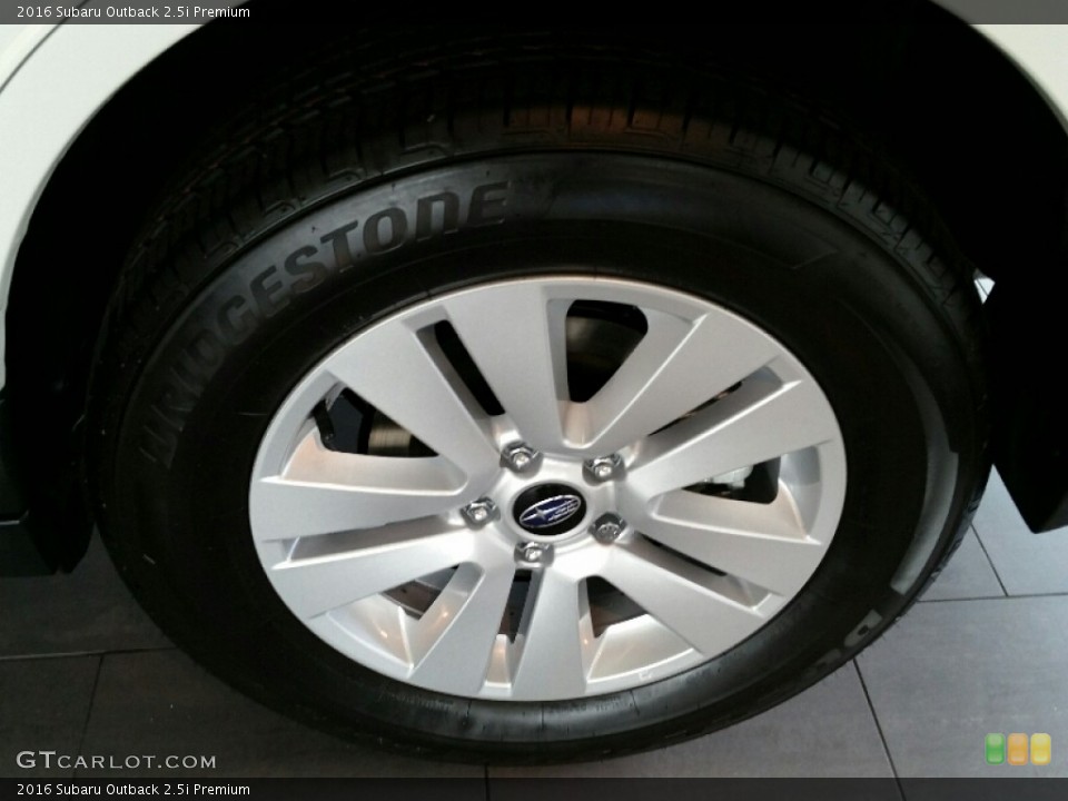 2016 Subaru Outback 2.5i Premium Wheel and Tire Photo #107098680