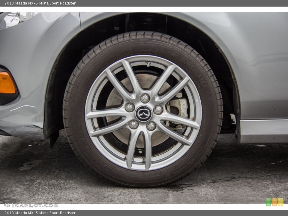 2013 Mazda MX-5 Miata Sport Roadster Wheel and Tire Photo #107098974