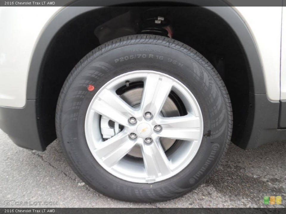 2016 Chevrolet Trax LT AWD Wheel and Tire Photo #107102358