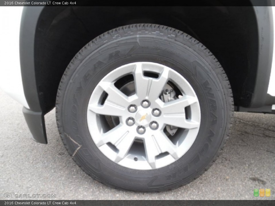2016 Chevrolet Colorado LT Crew Cab 4x4 Wheel and Tire Photo #107102607