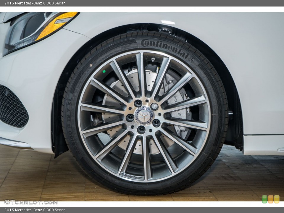 2016 Mercedes-Benz C 300 Sedan Wheel and Tire Photo #107114924