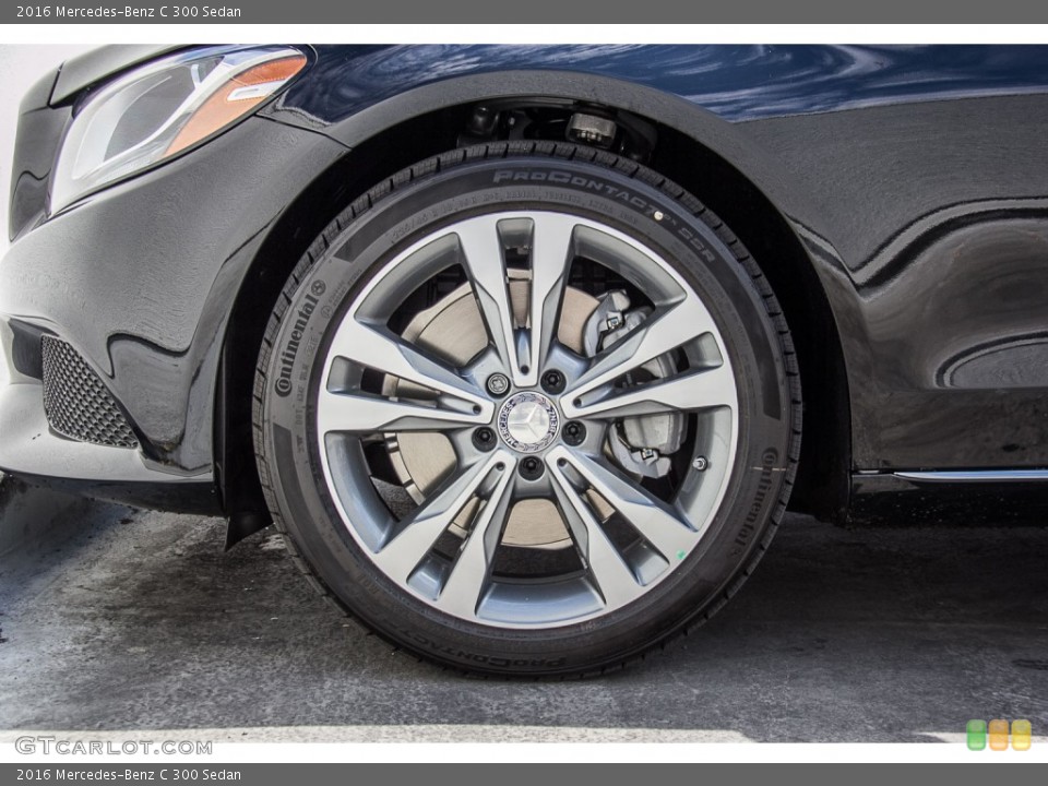 2016 Mercedes-Benz C 300 Sedan Wheel and Tire Photo #107115206