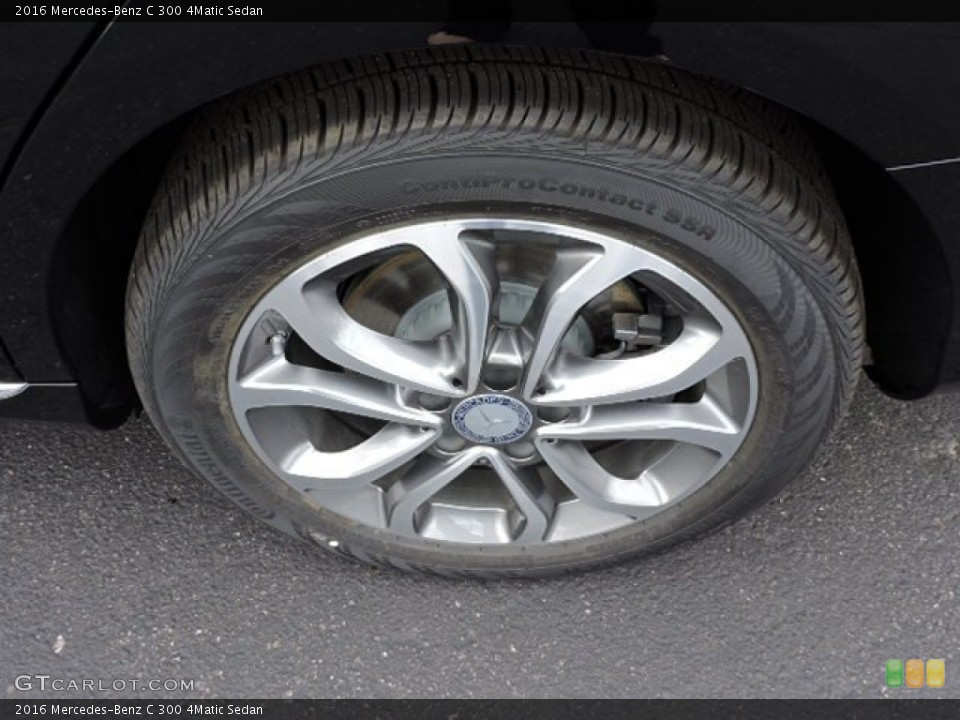 2016 Mercedes-Benz C 300 4Matic Sedan Wheel and Tire Photo #107130969