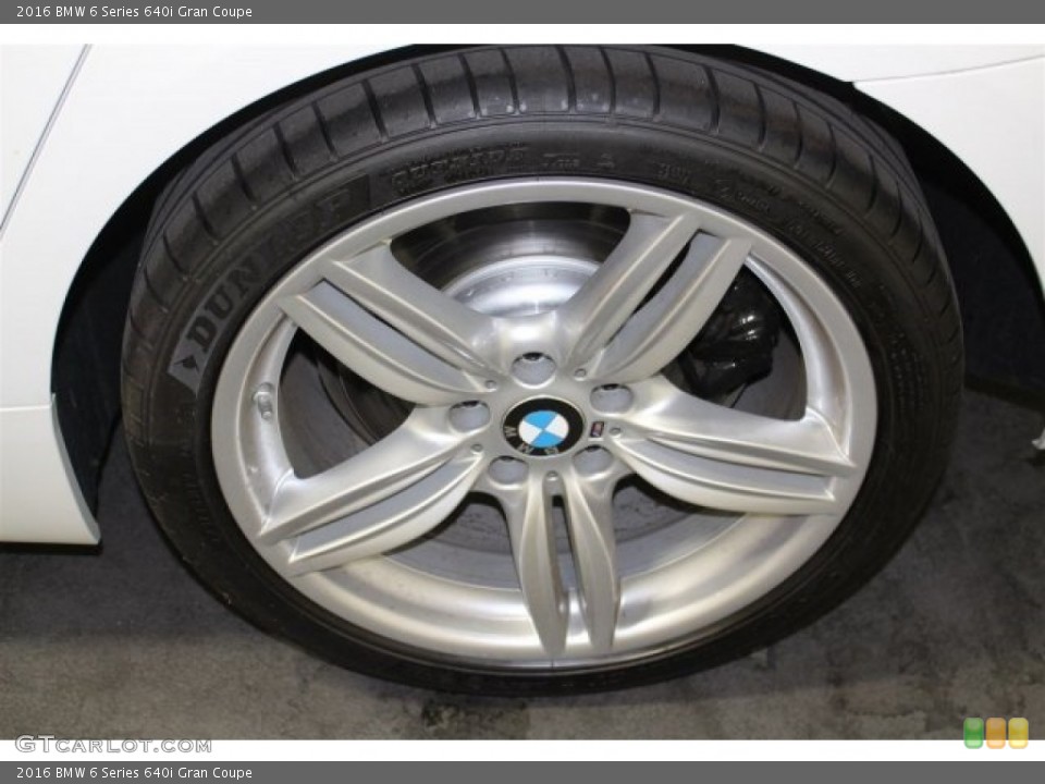 2016 BMW 6 Series 640i Gran Coupe Wheel and Tire Photo #107155287