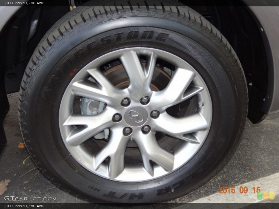 2014 Infiniti QX80 AWD Wheel and Tire Photo #107169842