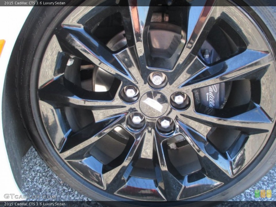 2015 Cadillac CTS 3.6 Luxury Sedan Wheel and Tire Photo #107182370