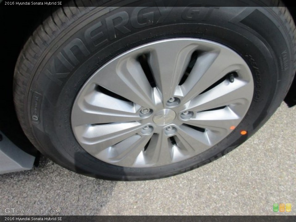 2016 Hyundai Sonata Hybrid SE Wheel and Tire Photo #107190623