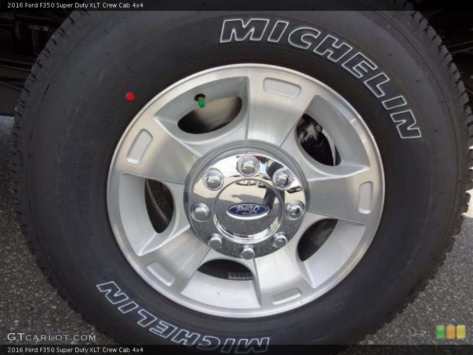 2016 Ford F350 Super Duty XLT Crew Cab 4x4 Wheel and Tire Photo #107211608